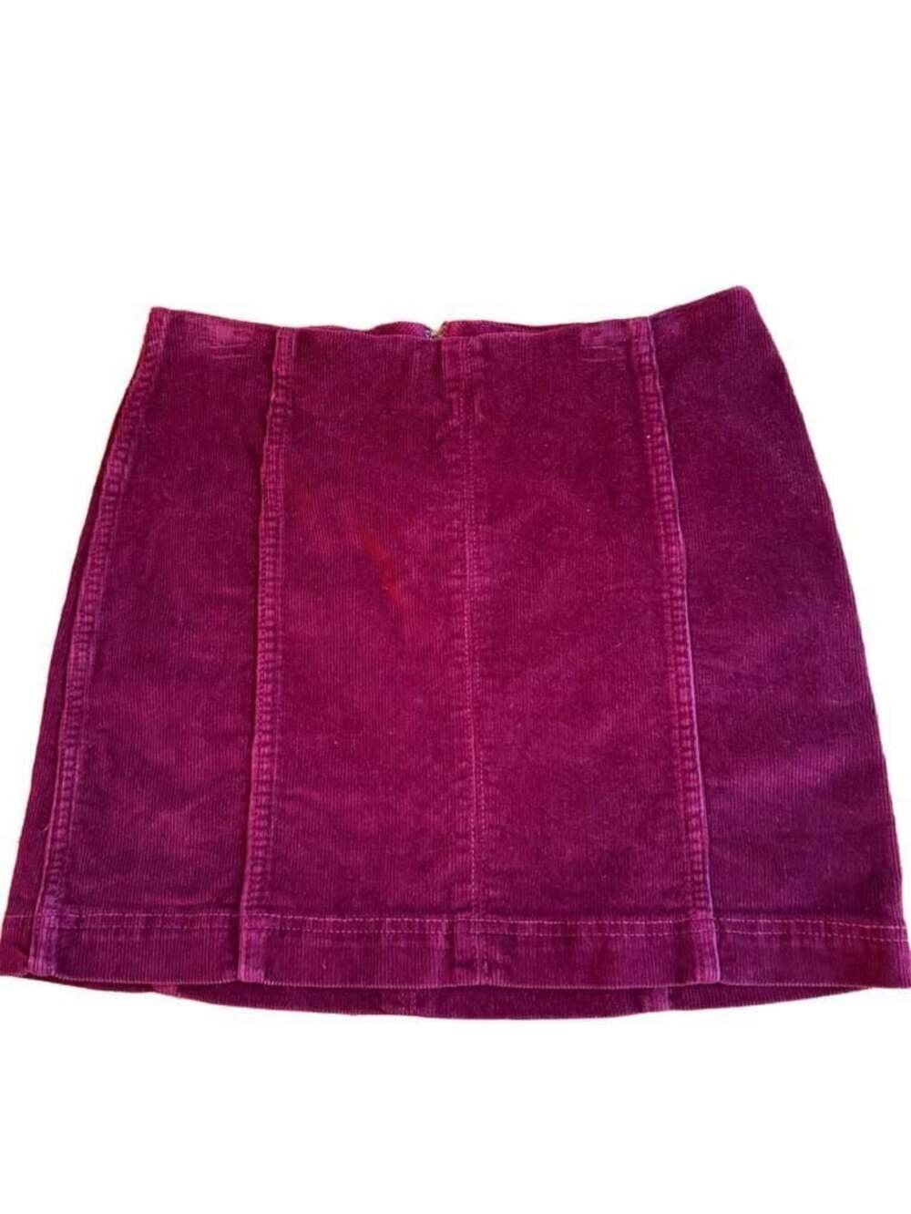 Wild Fable Red Corduroy Mini Skirt, Size 6 h1359